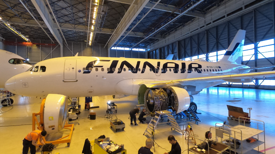 Finnair - Vanhasta Airbusista pystyttiin hyödyntämään yli 99 prosenttia